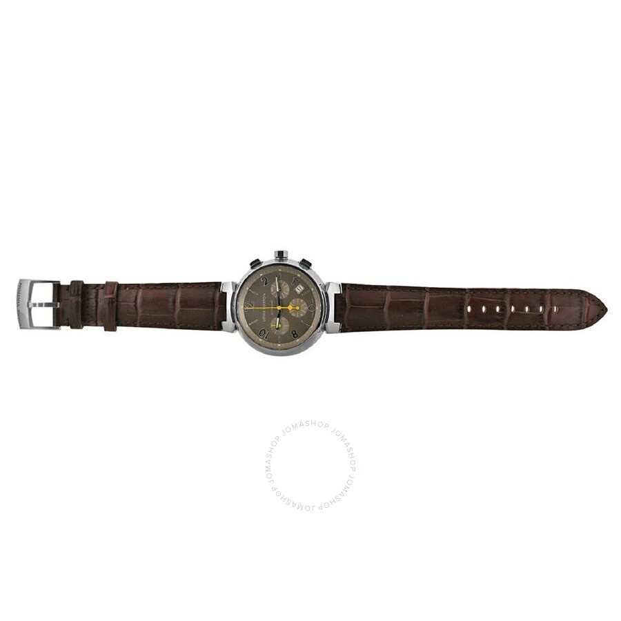 Pre-owned Louis Vuitton Tambour Chronograph Automatic Men's Watch Q1122 - 5