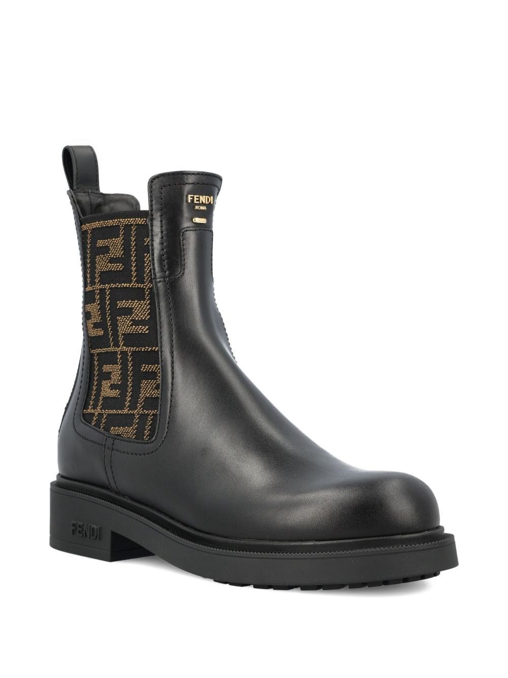 Fendi Filo leather boots - 3