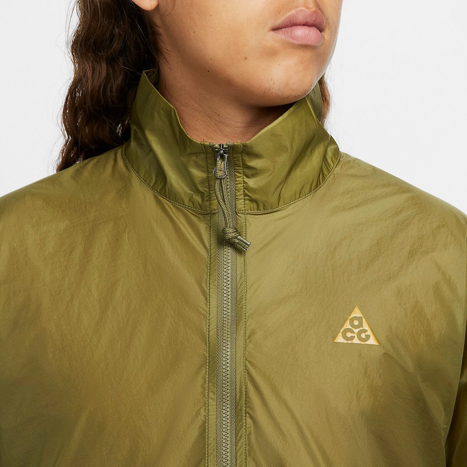 Nike Acg Half-Zip Windbreaker Jacket 'Olive' DN3953-378 - 2