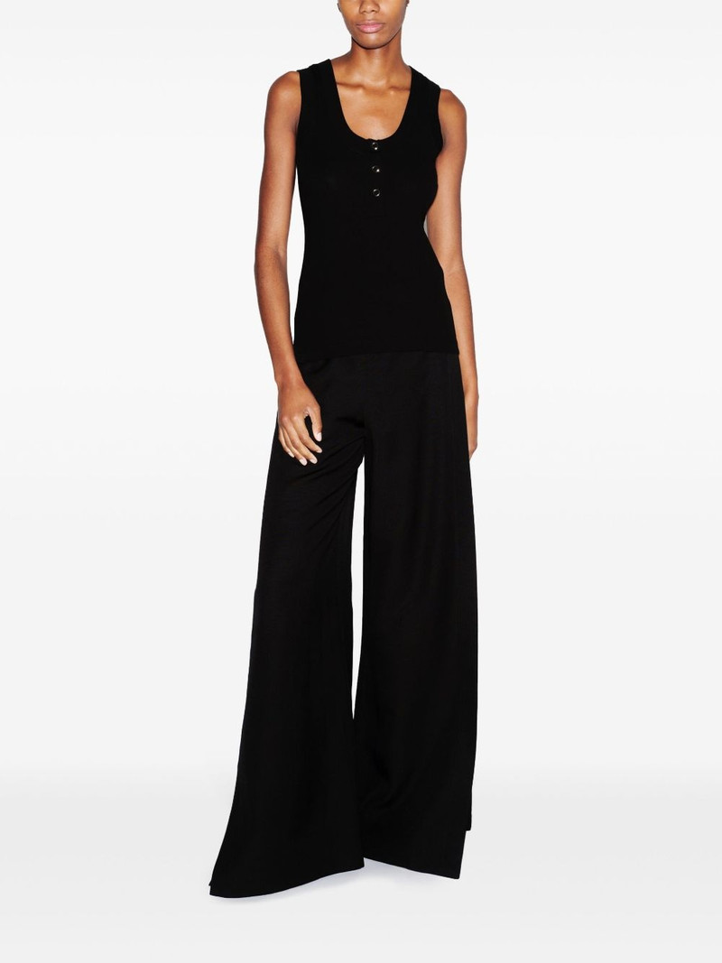 ROSETTA GETTY high-waist wide-leg trousers outlook