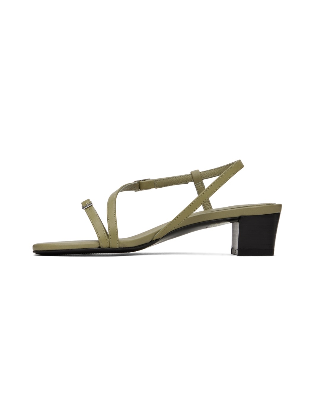 Green Mara Heeled Sandals - 3