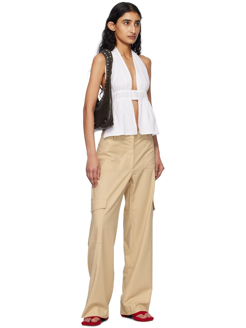 gimaguas Beige Audrey Trousers outlook