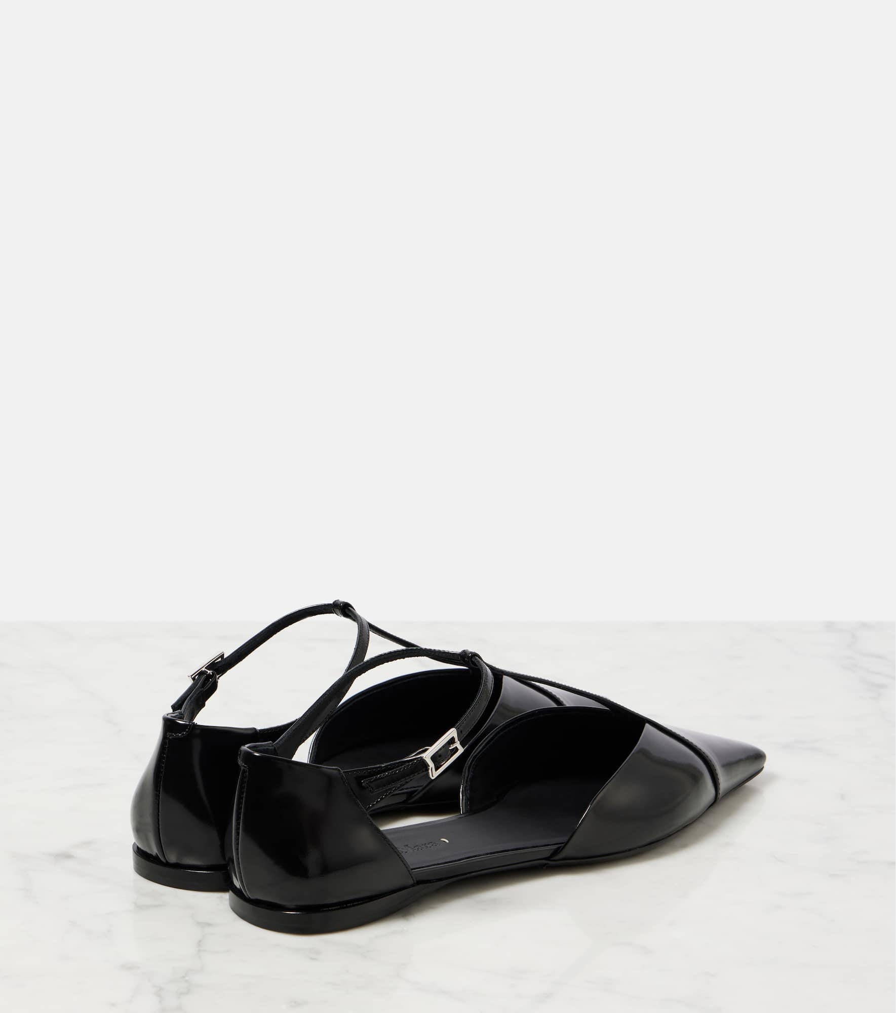 Fsilkway leather ballet flats - 2