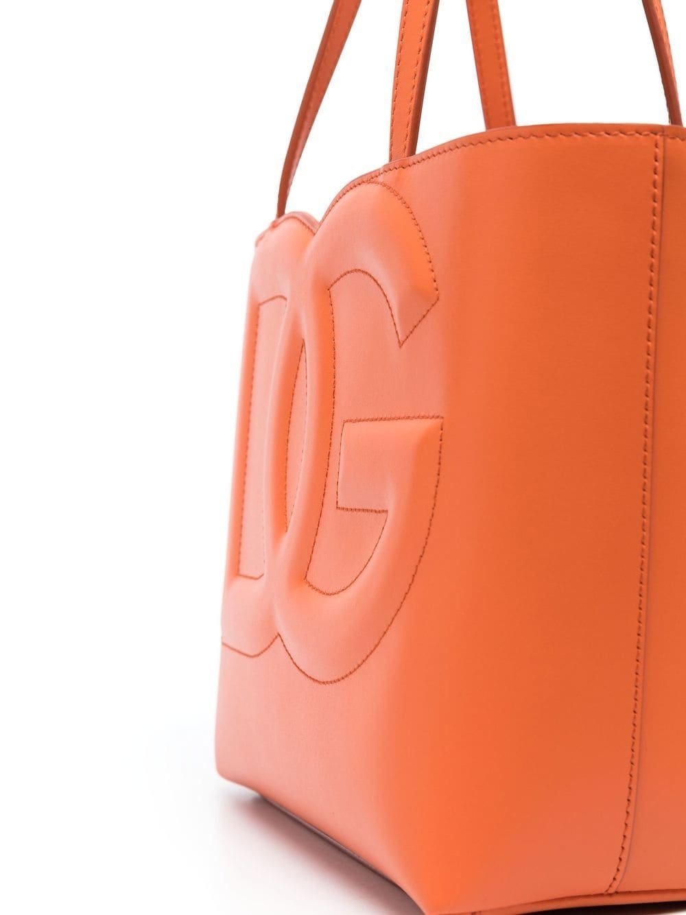 DG logo leather tote bag - 5