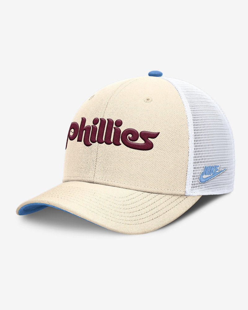 Philadelphia Phillies Cooperstown Rise Men's Nike Dri-FIT MLB Trucker Adjustable Hat 1