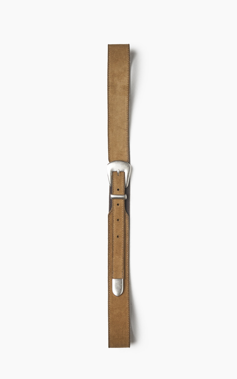 PHOENIX SUEDE LEATHER BELT SAND - 5