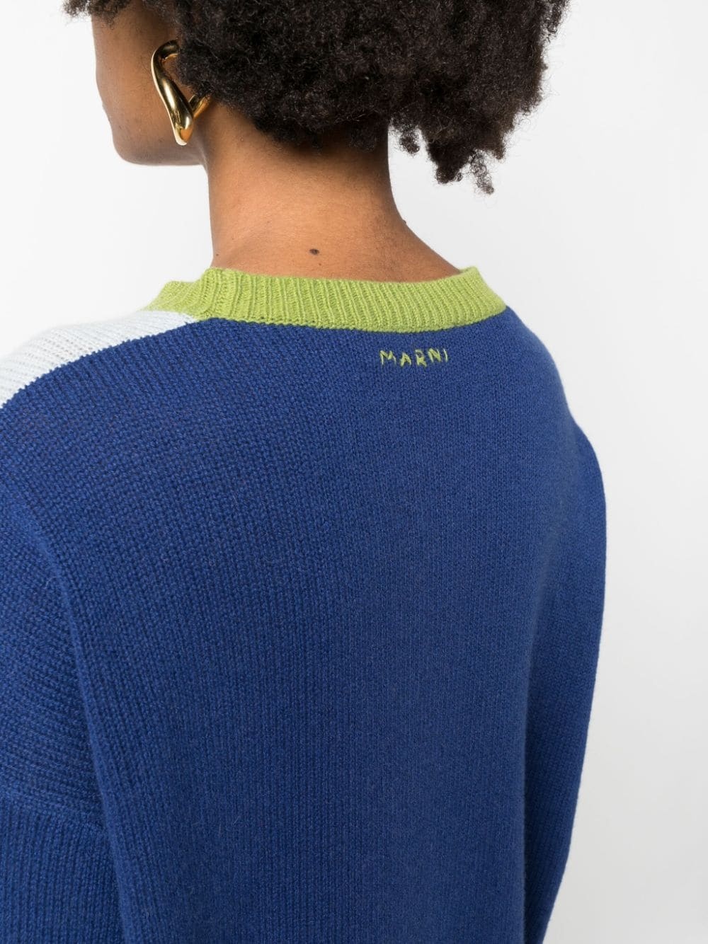 colour-block panelled jumper - 5