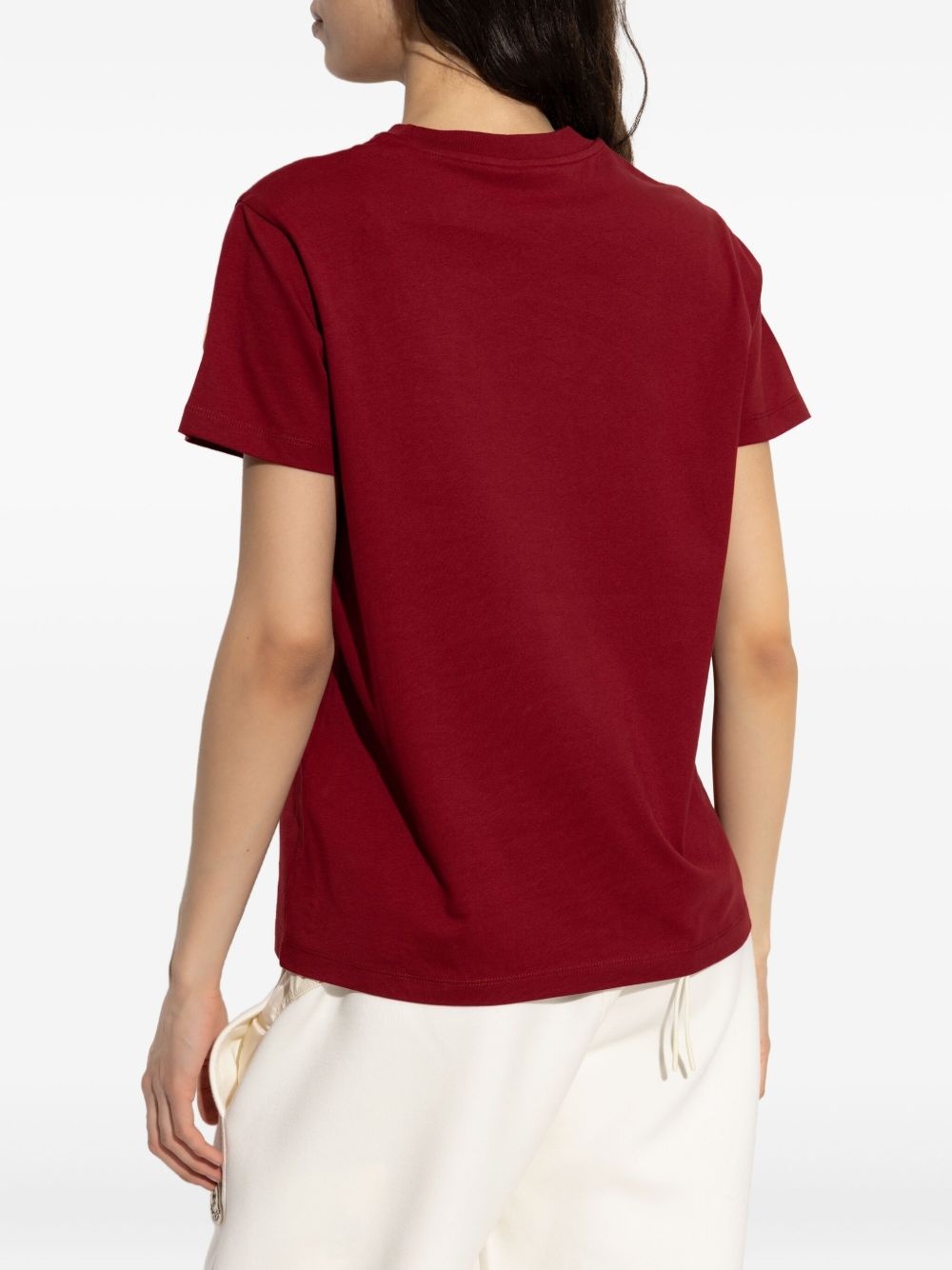 logo-embroidered T-shirt - 4
