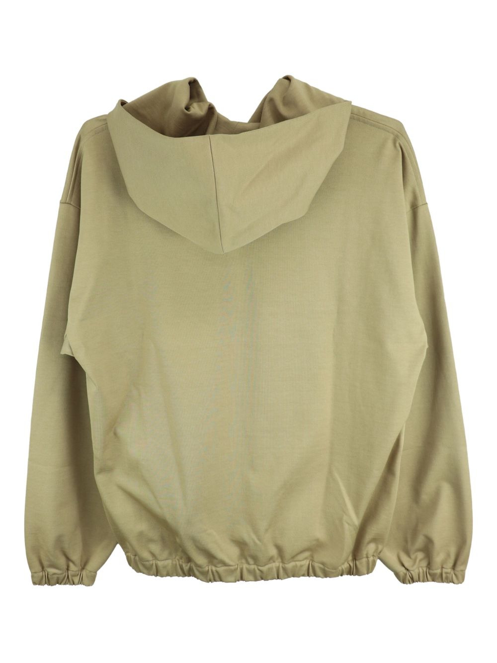 elasticated-hem hoodie - 2