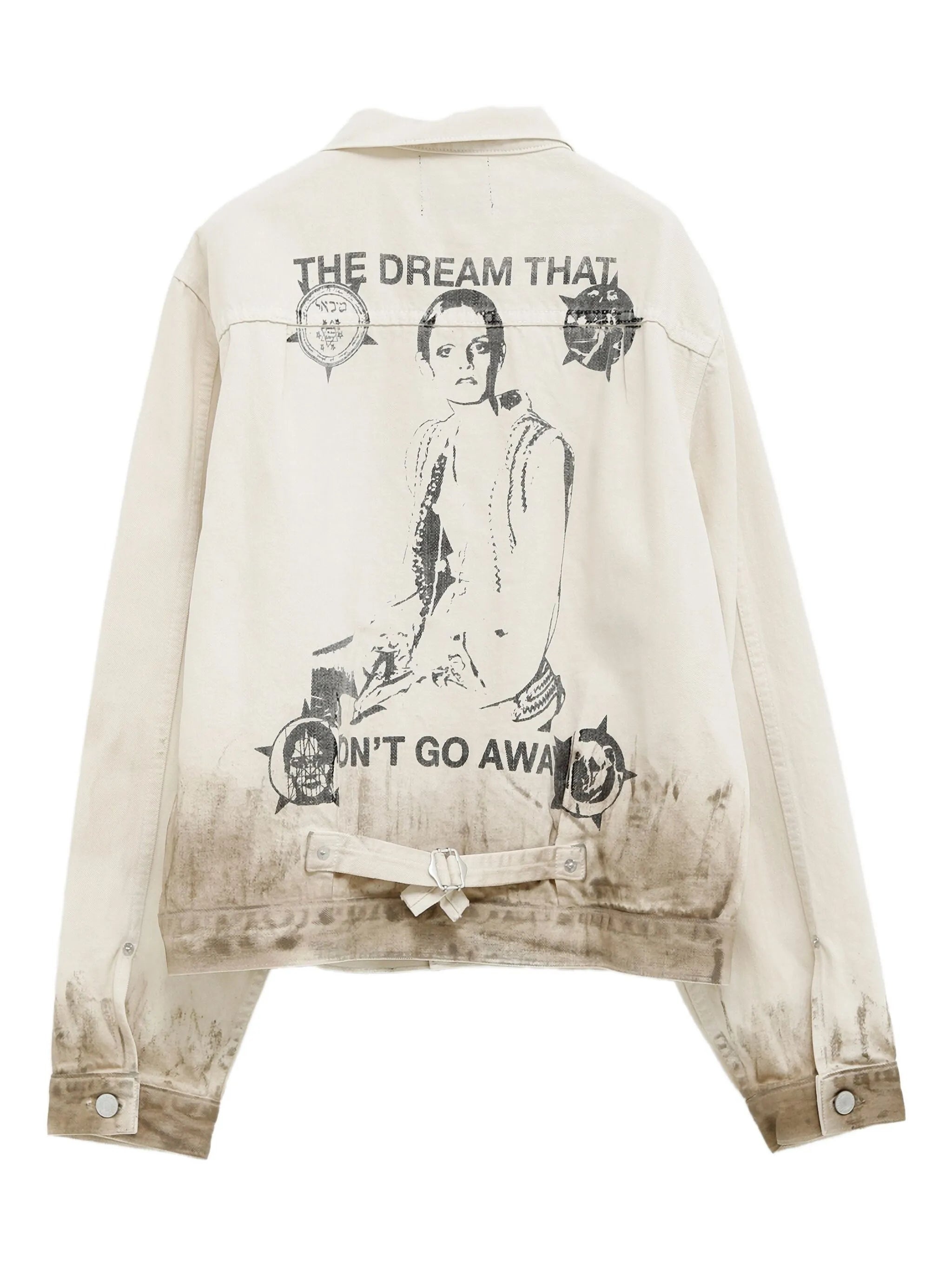Enfants Riches Déprimés Type VIII Graphic-print Distressed Denim Jacket - 2