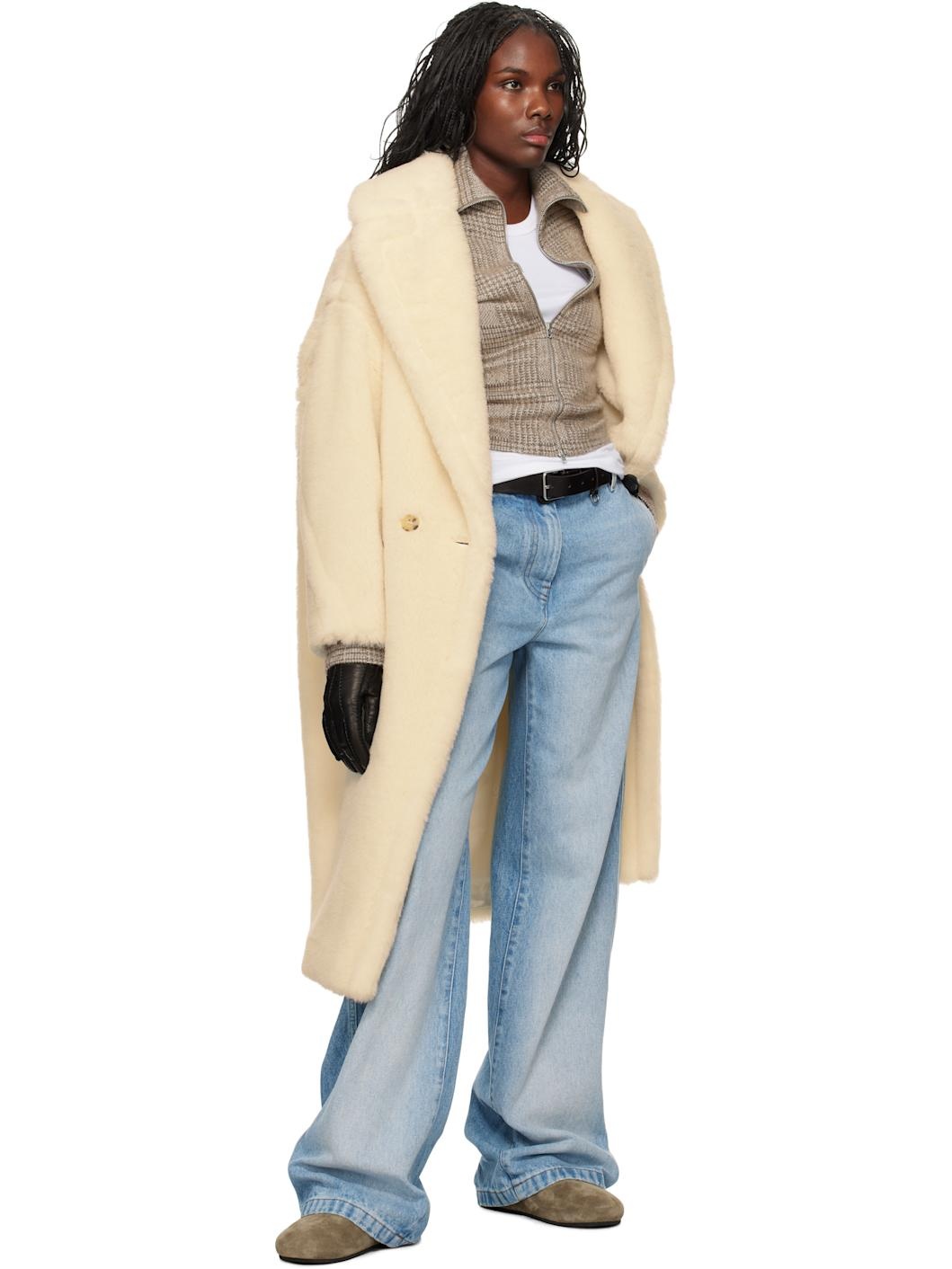 White Tedgirl Coat - 5