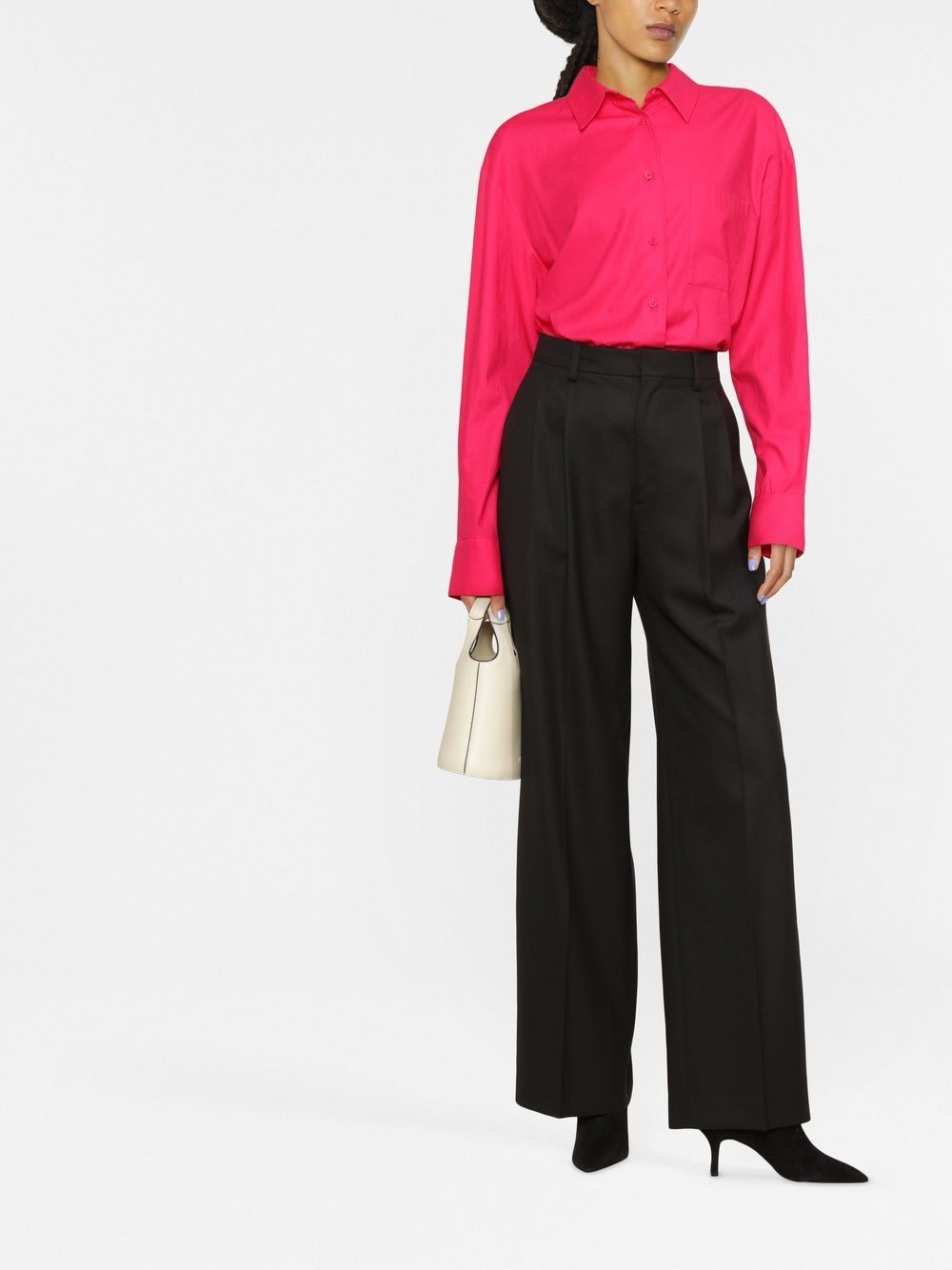 Darcey wool palazzo trousers - 2