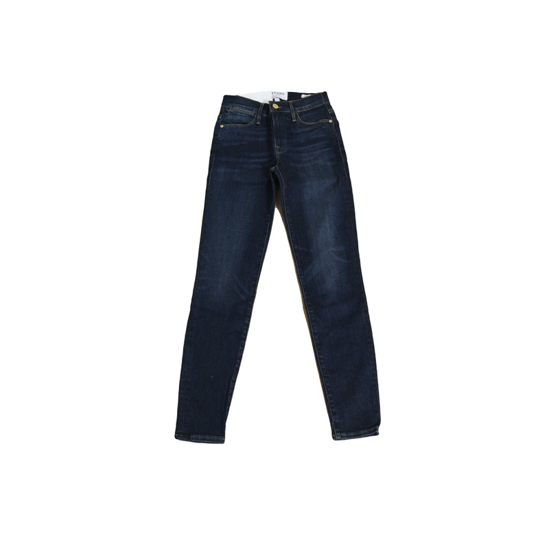 Frame Le High Skinny Fit Jeans Blue - 1