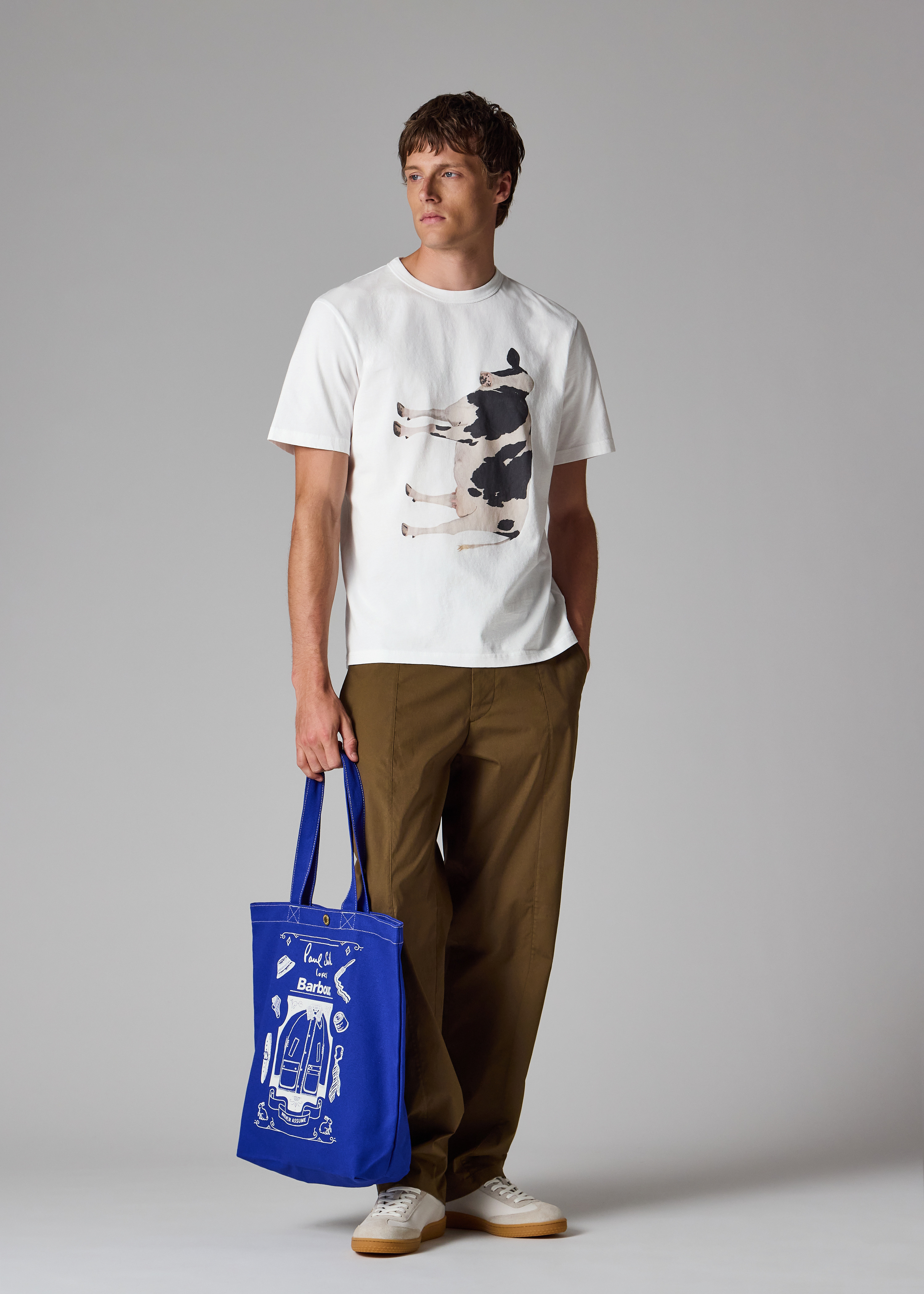 Paul Smith loves Barbour - Cow Print T-Shirt - 6