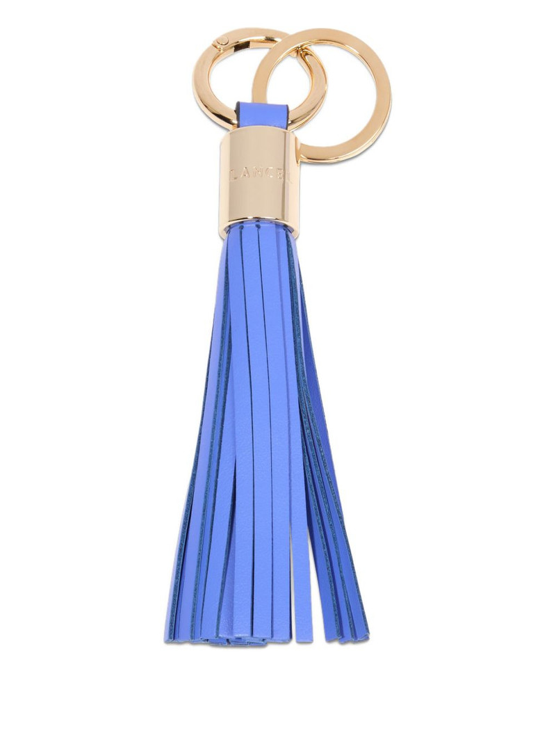 LANCEL leather tassel keyring outlook