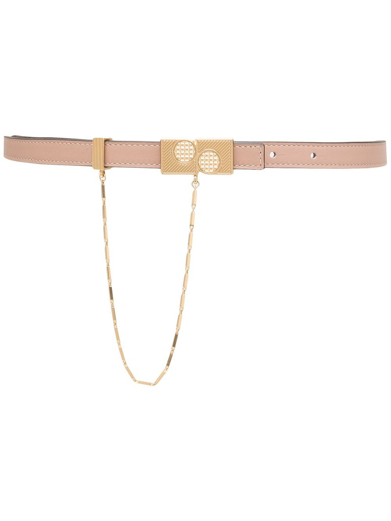 chain-link leather belt 1