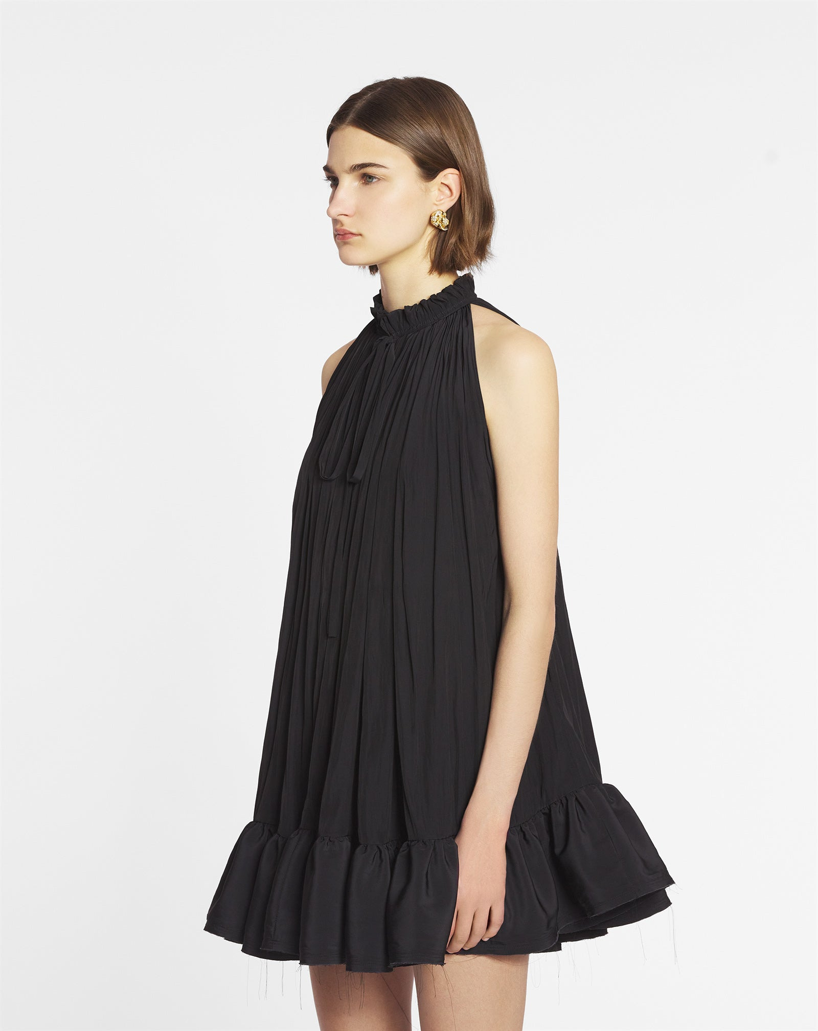 SHORT DRESS WITH RUFFLES - 3