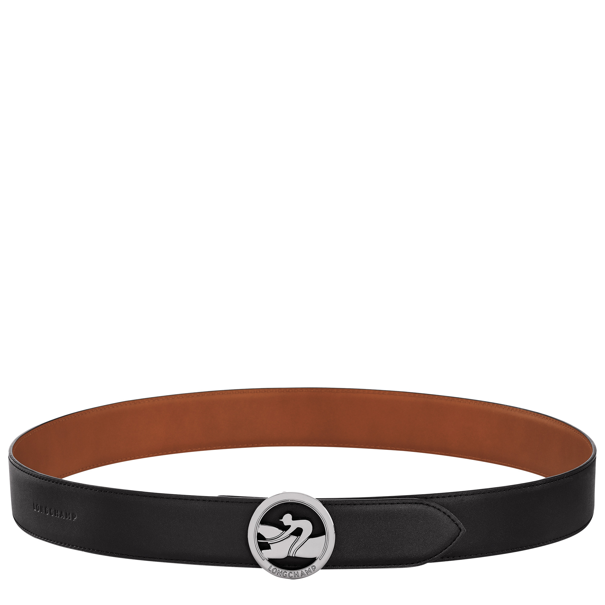 Box-Trot Men's belt Black/Cognac - Leather - 1
