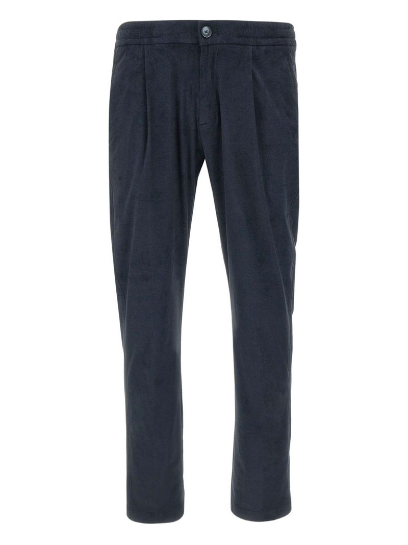 pleated-detail trousers 1