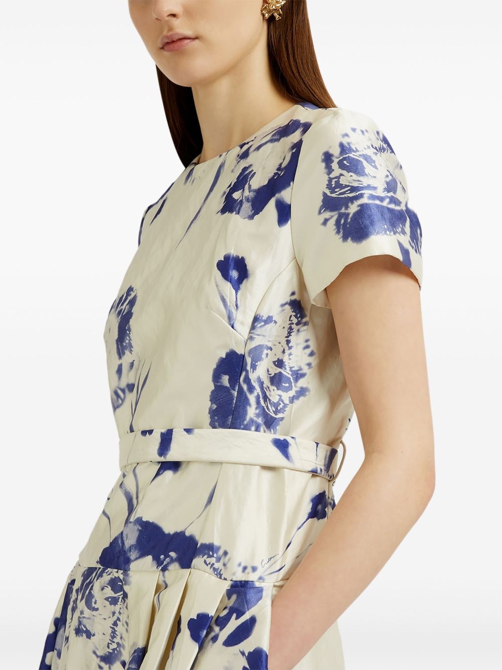 floral-print tea dress - 5