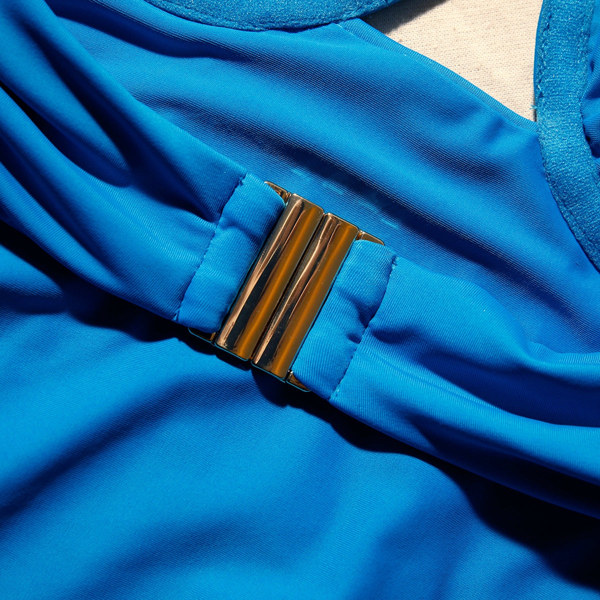 Blue Jersey Swimsuit - 6