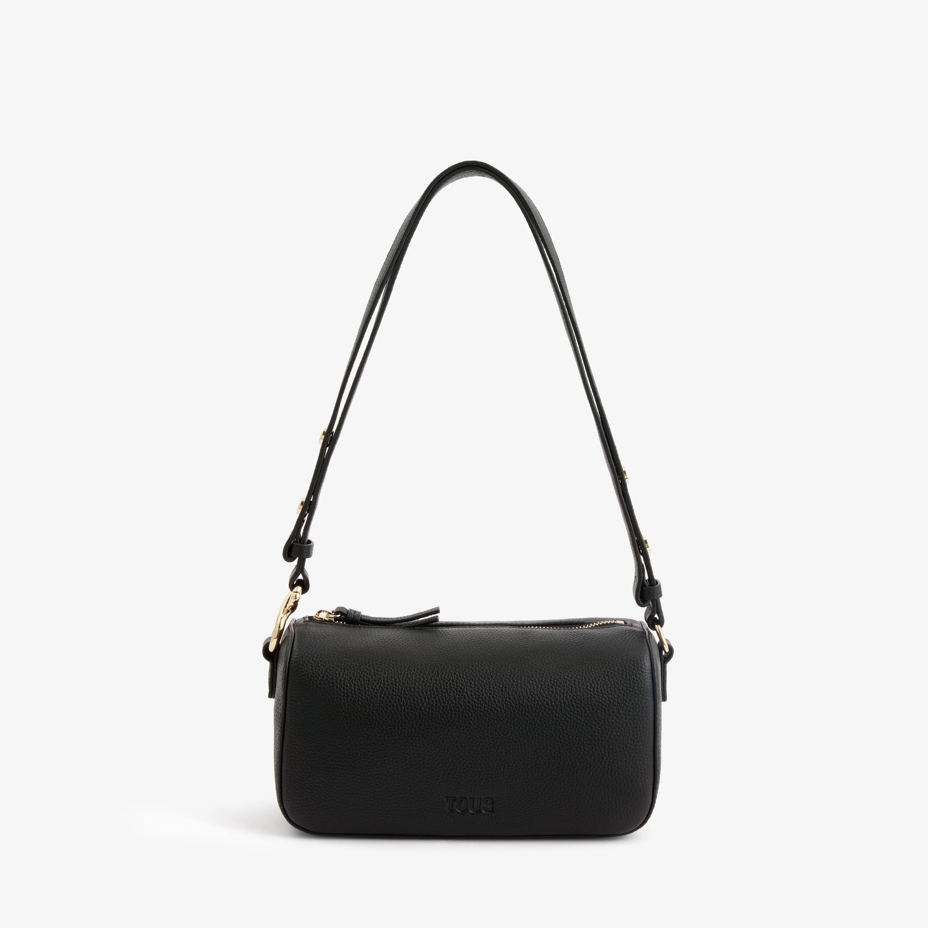 Black leather Crossbody bag TOUS Infinity - 1