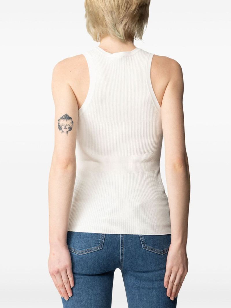 ribbed V-neck top 5