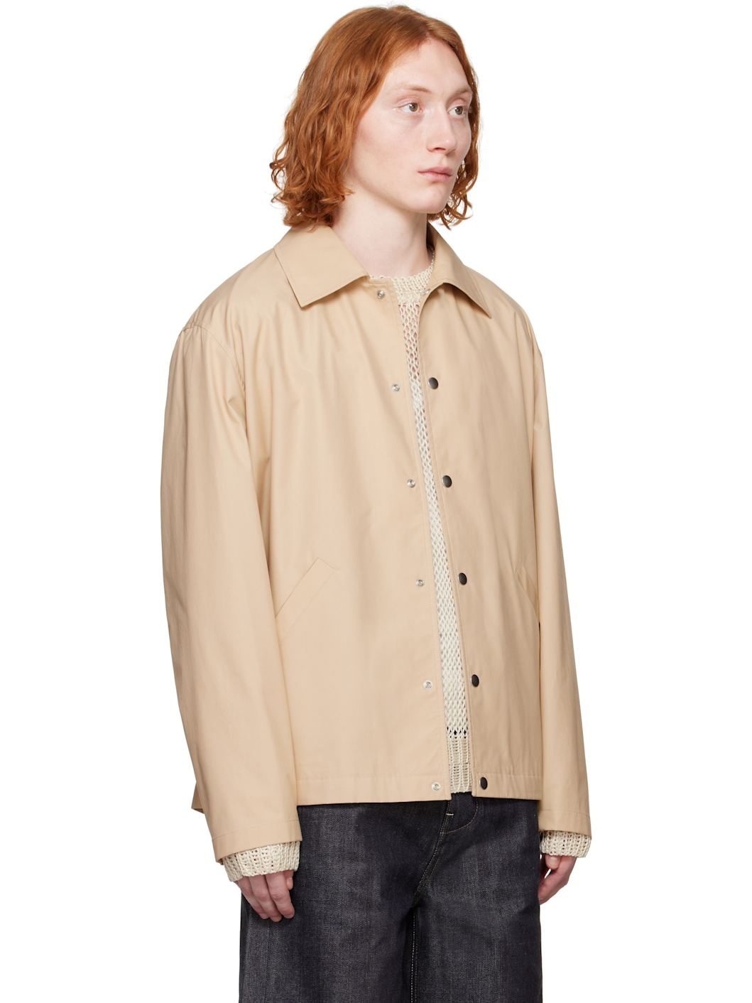 Beige Logo Jacket - 2