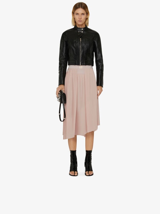 GIVENCHY ASYMMETRICAL PLEATED SKIRT - 3