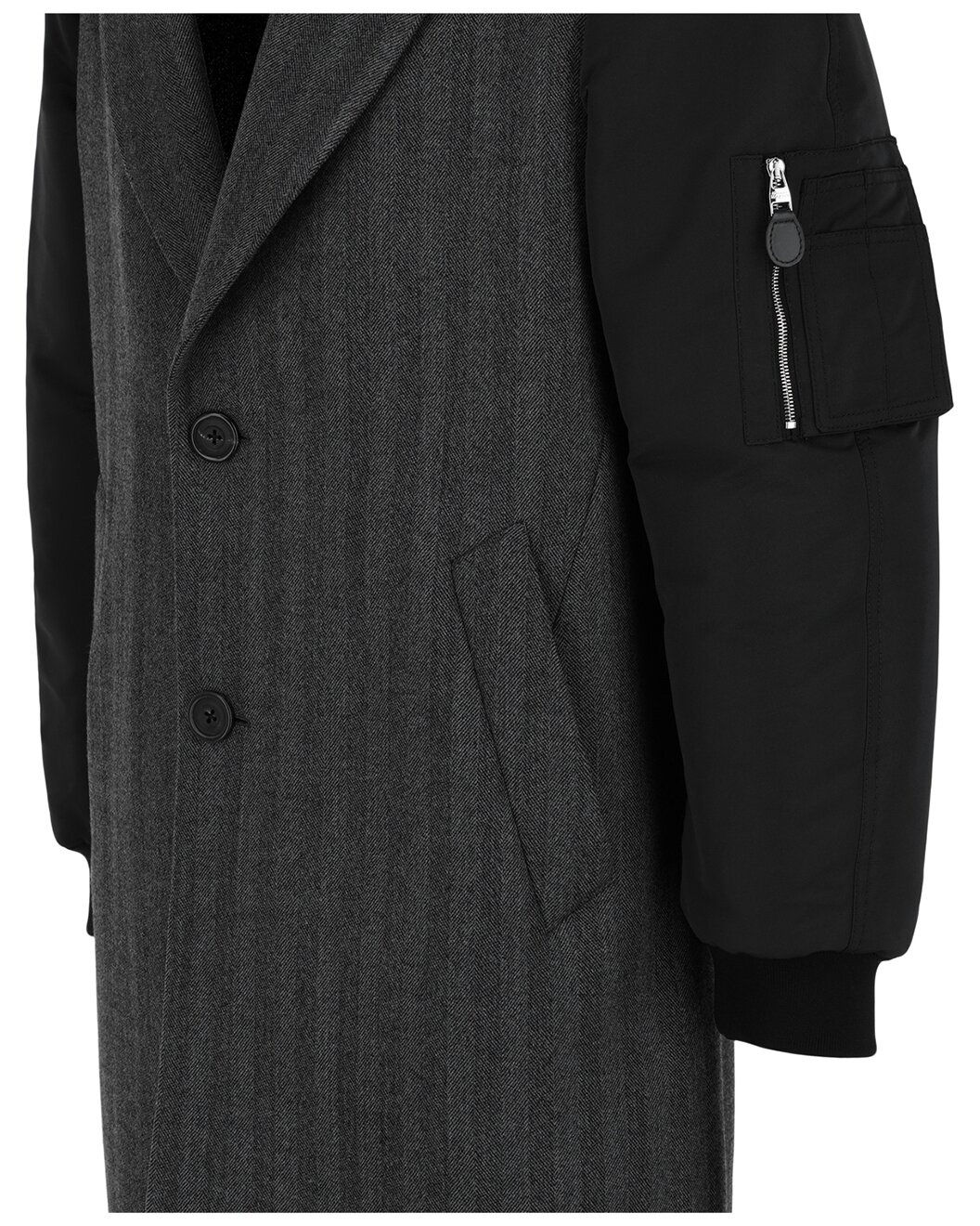 Alexander McQueen Wool Bomber Coat - 3