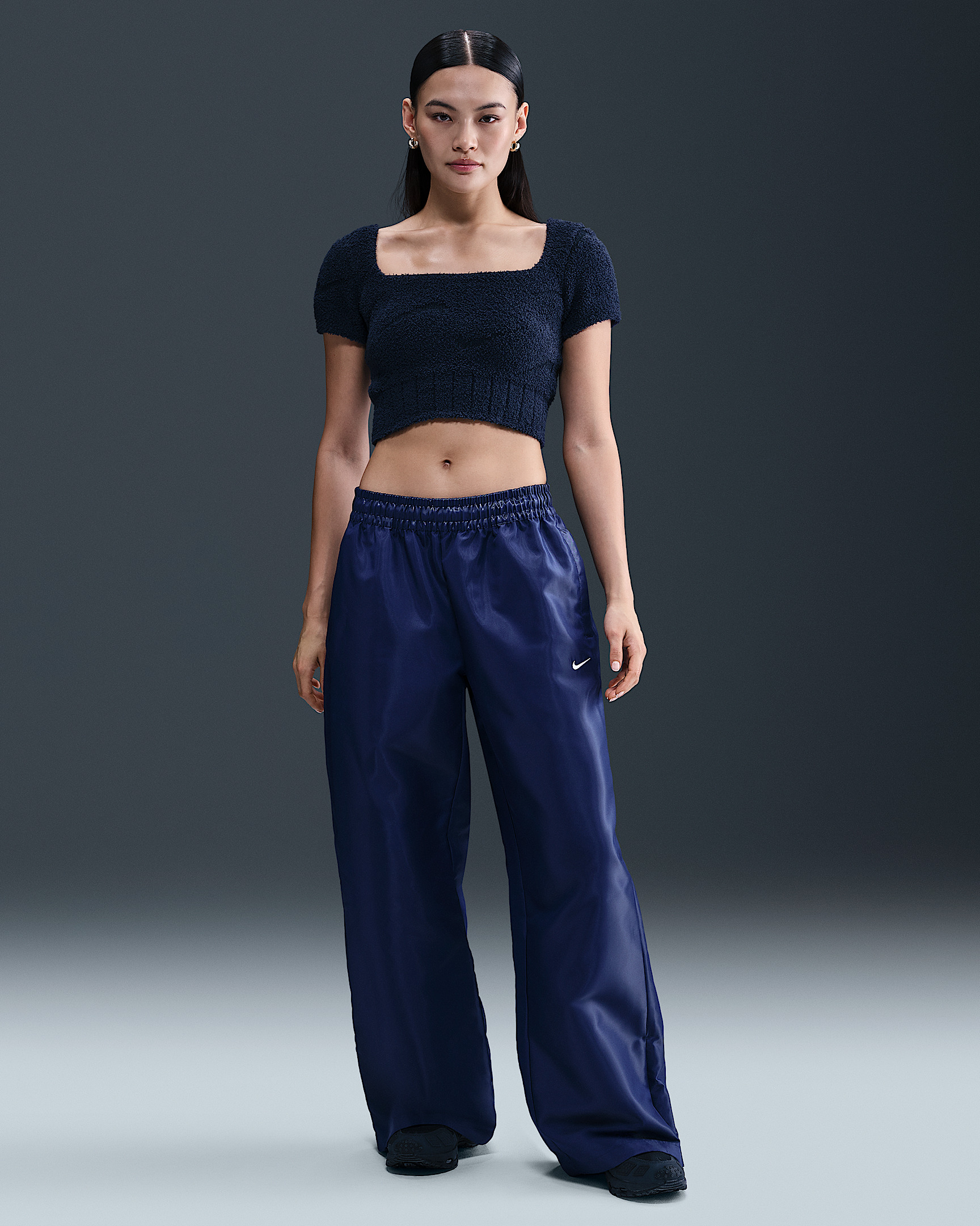 Nike Sportswear Phoenix Cozy Bouclé Women's Short-Sleeve Cropped Knit Top - 4