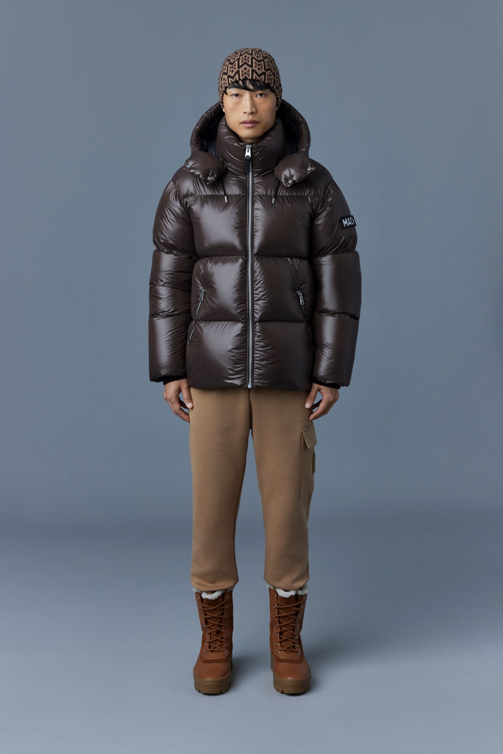 KENT-Z lustrous down jacket with hood - 2