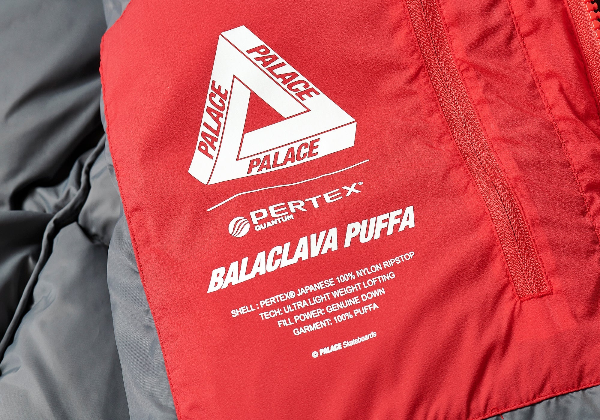 PERTEX MATTE BALACLAVA PUFFA FLAME CARBON - 7