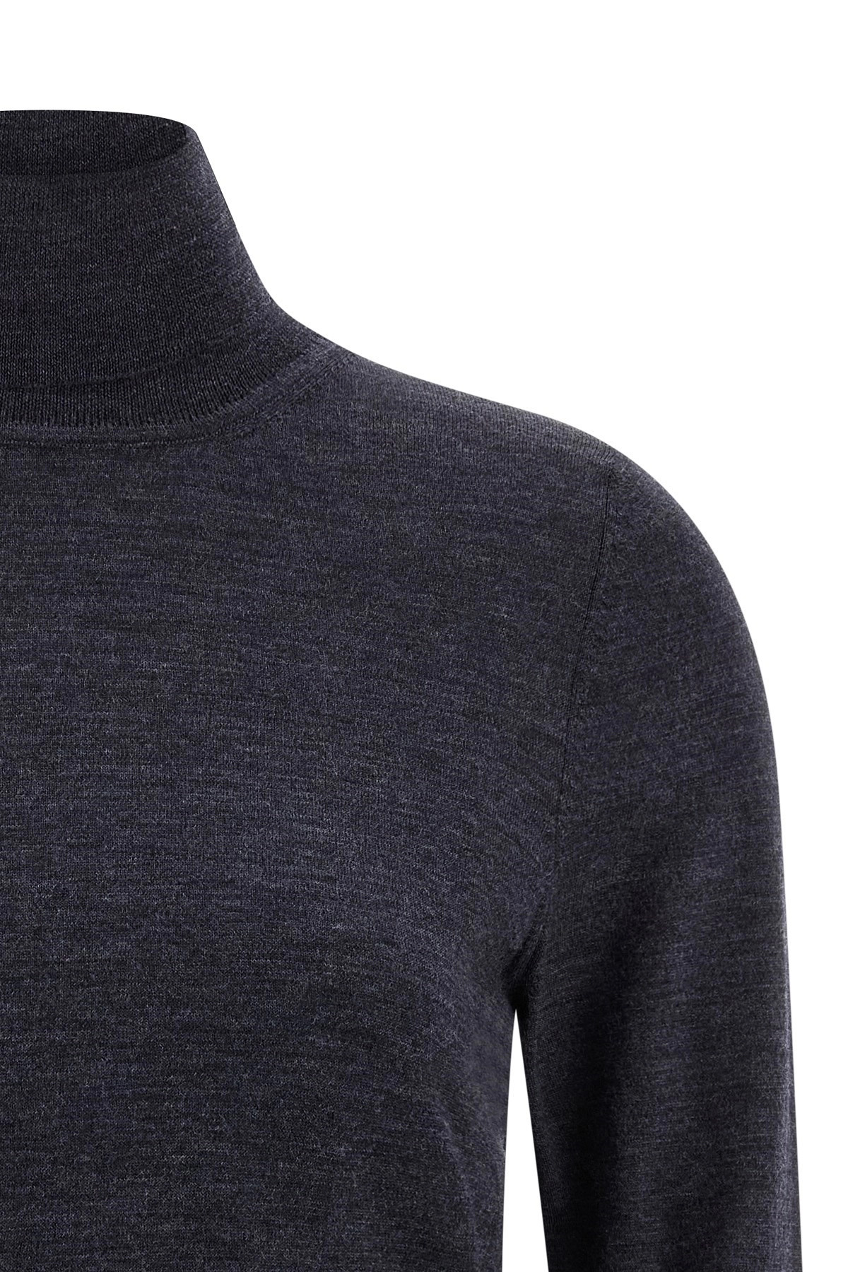 Wool turtleneck sweater - 3