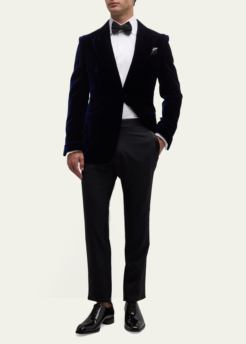 TOM FORD Men's Wool-Silk Velvet Cocktail Jacket outlook
