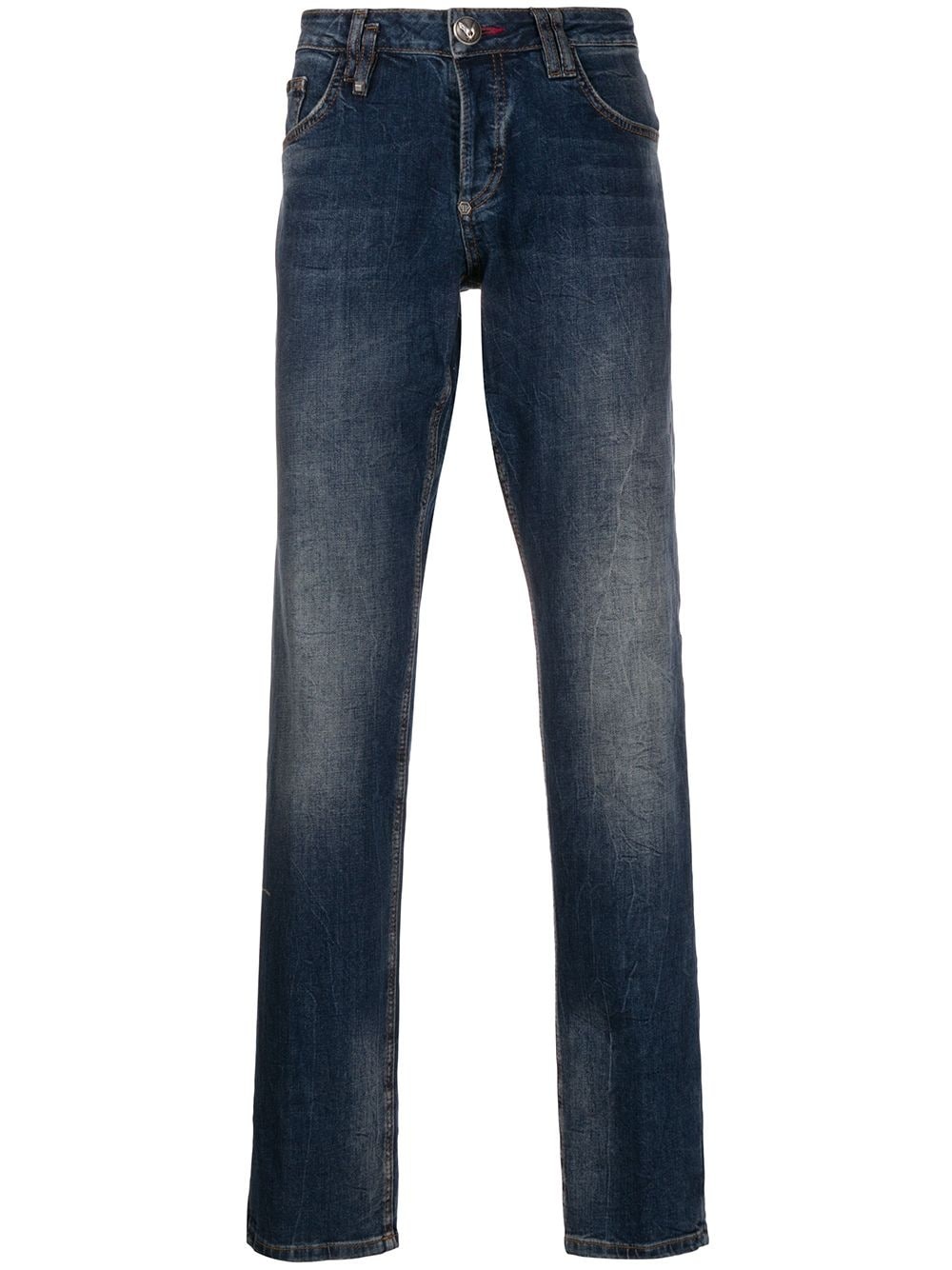 Supreme mid-rise straight jeans - 1