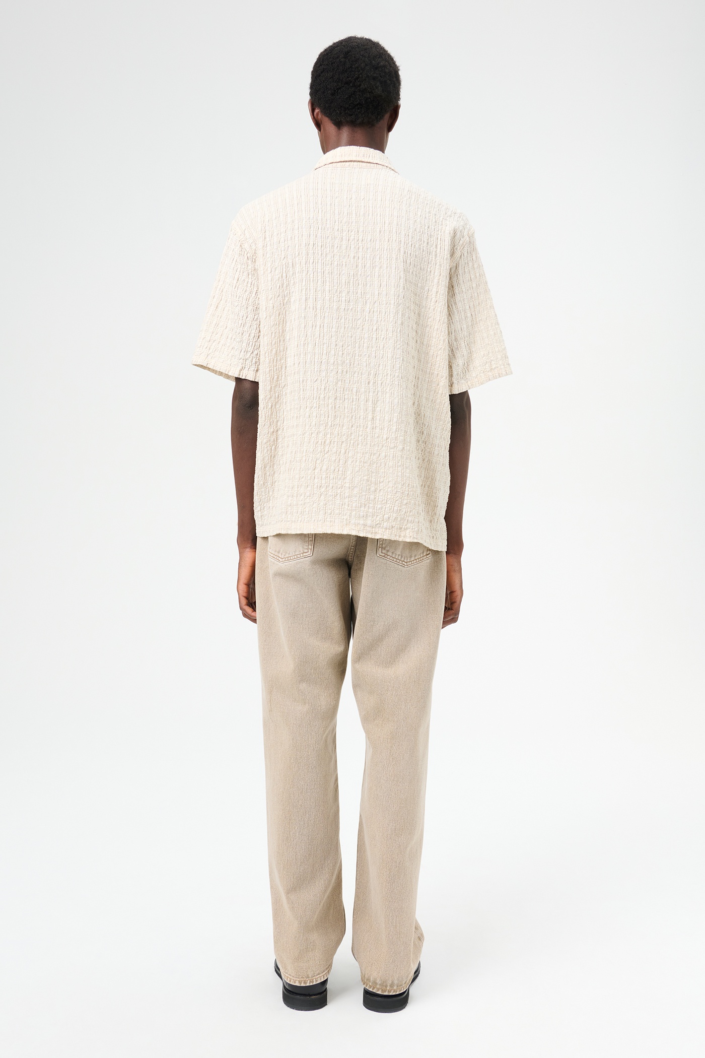 Box Shirt Shortsleeve Light Authentic Seersucker - 6