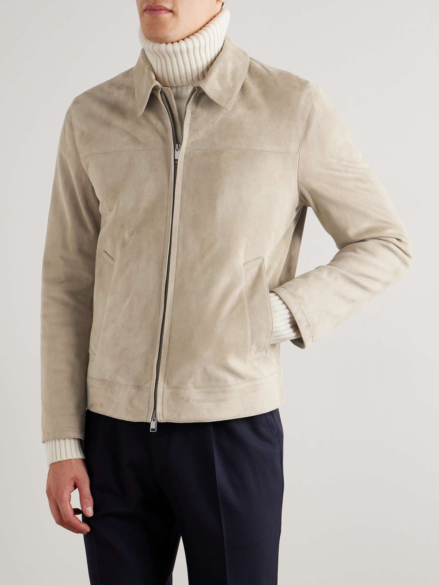 Suede Blouson Jacket - 3