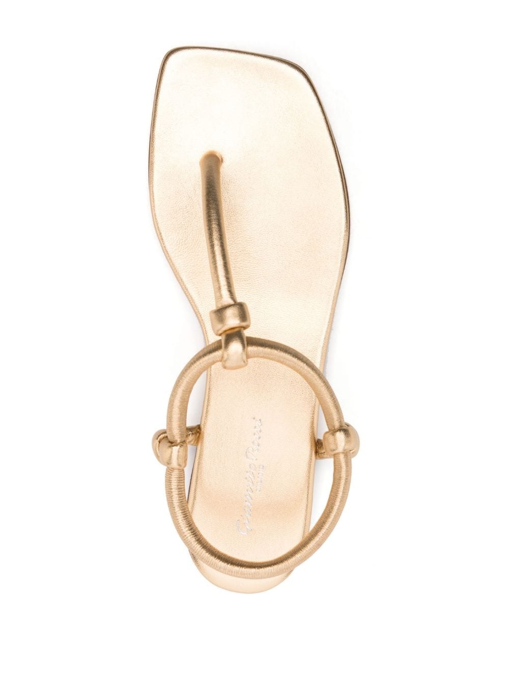 Juno thong leather sandals - 4