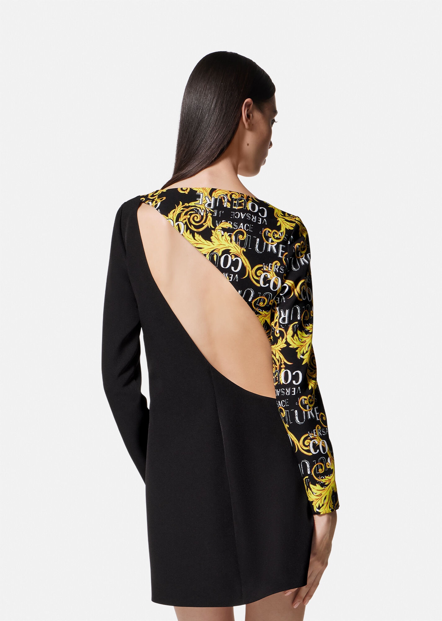 Logo Couture Cutout Mini Dress - 4