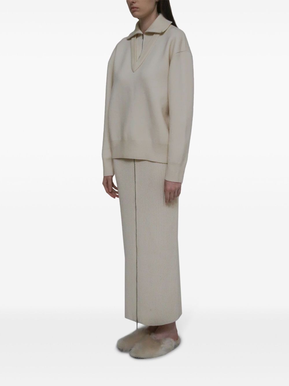 double-layer pullover jumper - 4