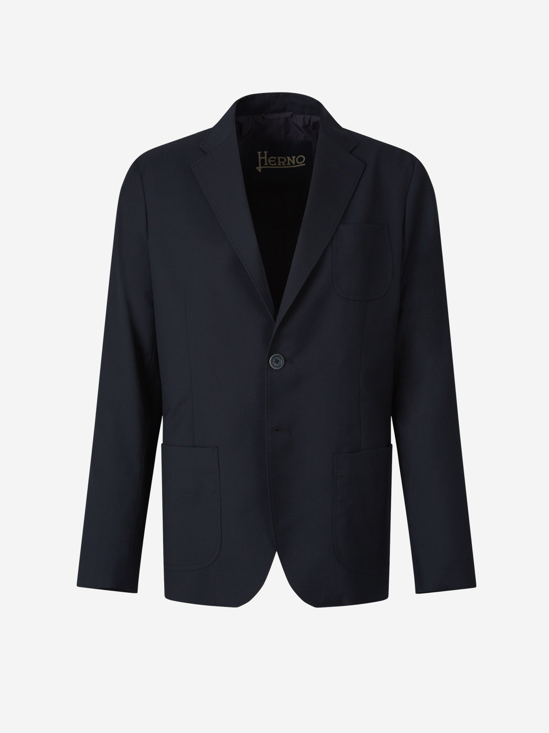 TECHNICAL PLAIN BLAZER - 1