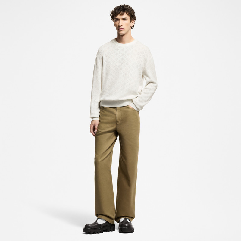 Louis Vuitton Monogram Pointelle Cotton Pullover outlook
