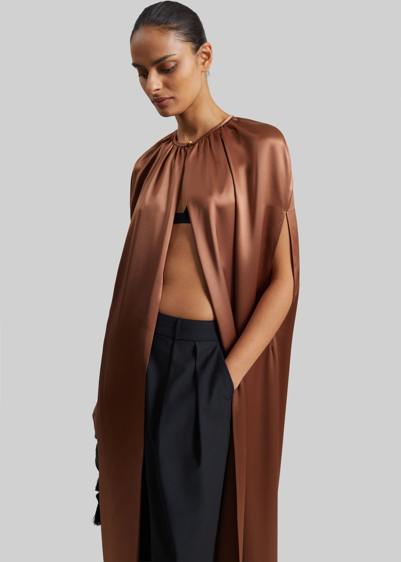 By Malene Birger Dallie Cape - Latte Brown 4