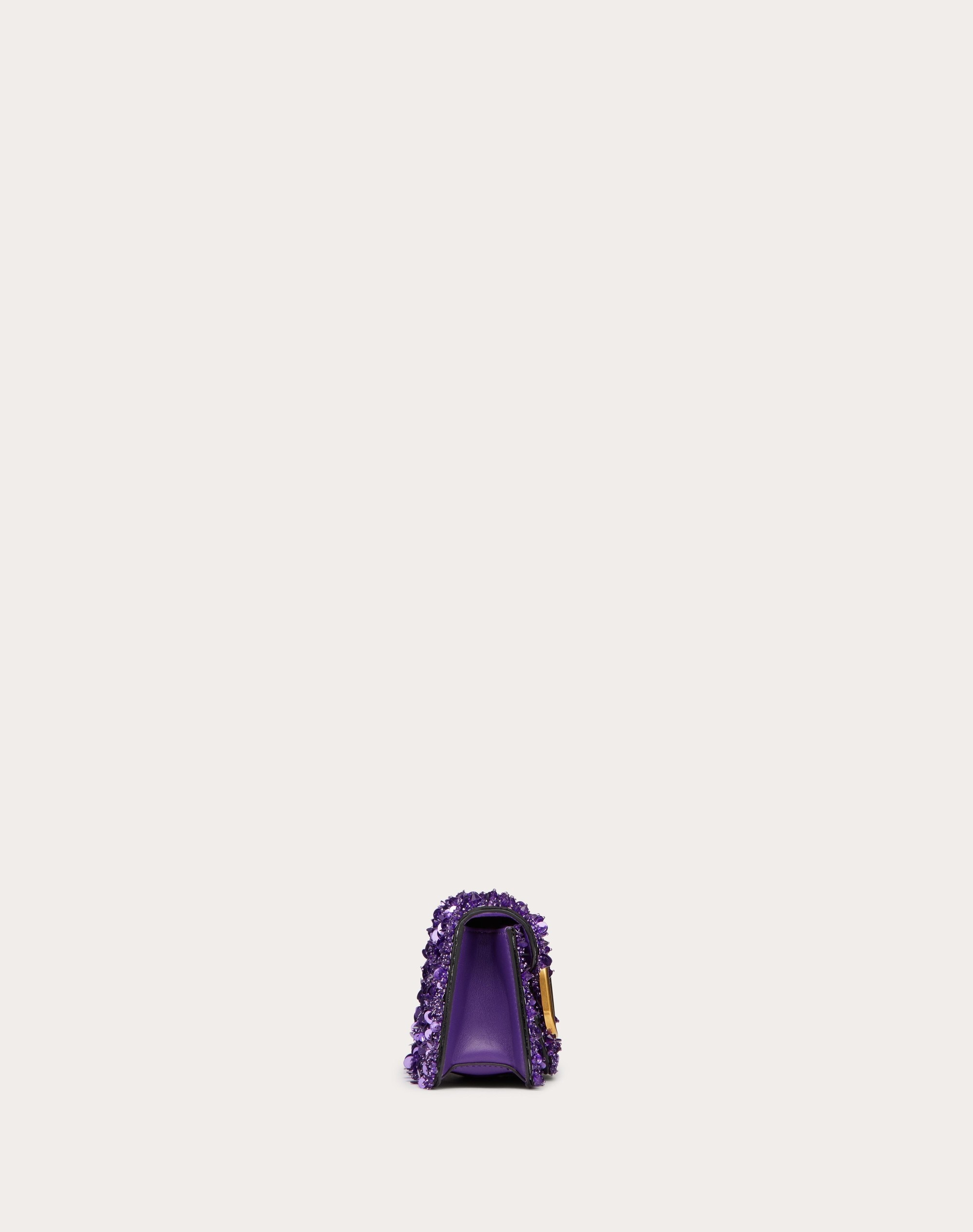 SMALL LOCÒ SHOULDER BAG WITH 3D EMBROIDERY - 5