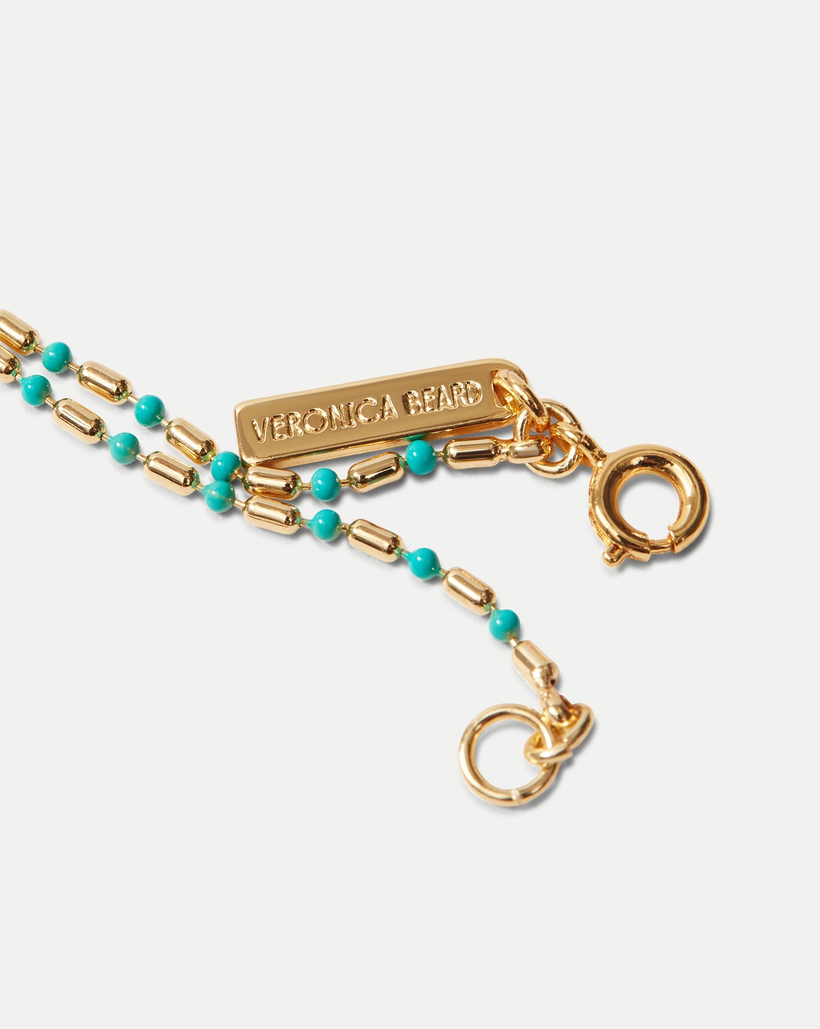 LONG ENAMEL BEAD CHAIN NECKLACE - 4