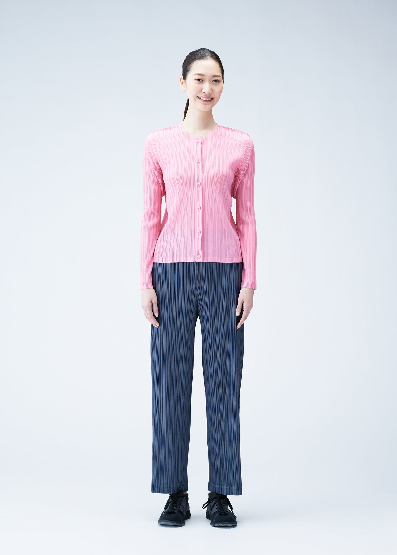 RIB PLEATS JANUARY CARDIGAN - 3
