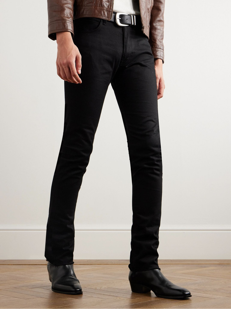 CELINE Drugstore Buckled Leather Ankle Boots Black outlook