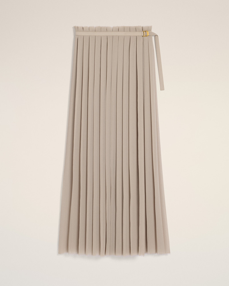ワンピース AMI PARIS 'Pleated Midi' dress Beige Ami Paris Pleated Midi Dresses Beige | Wanan Luxury