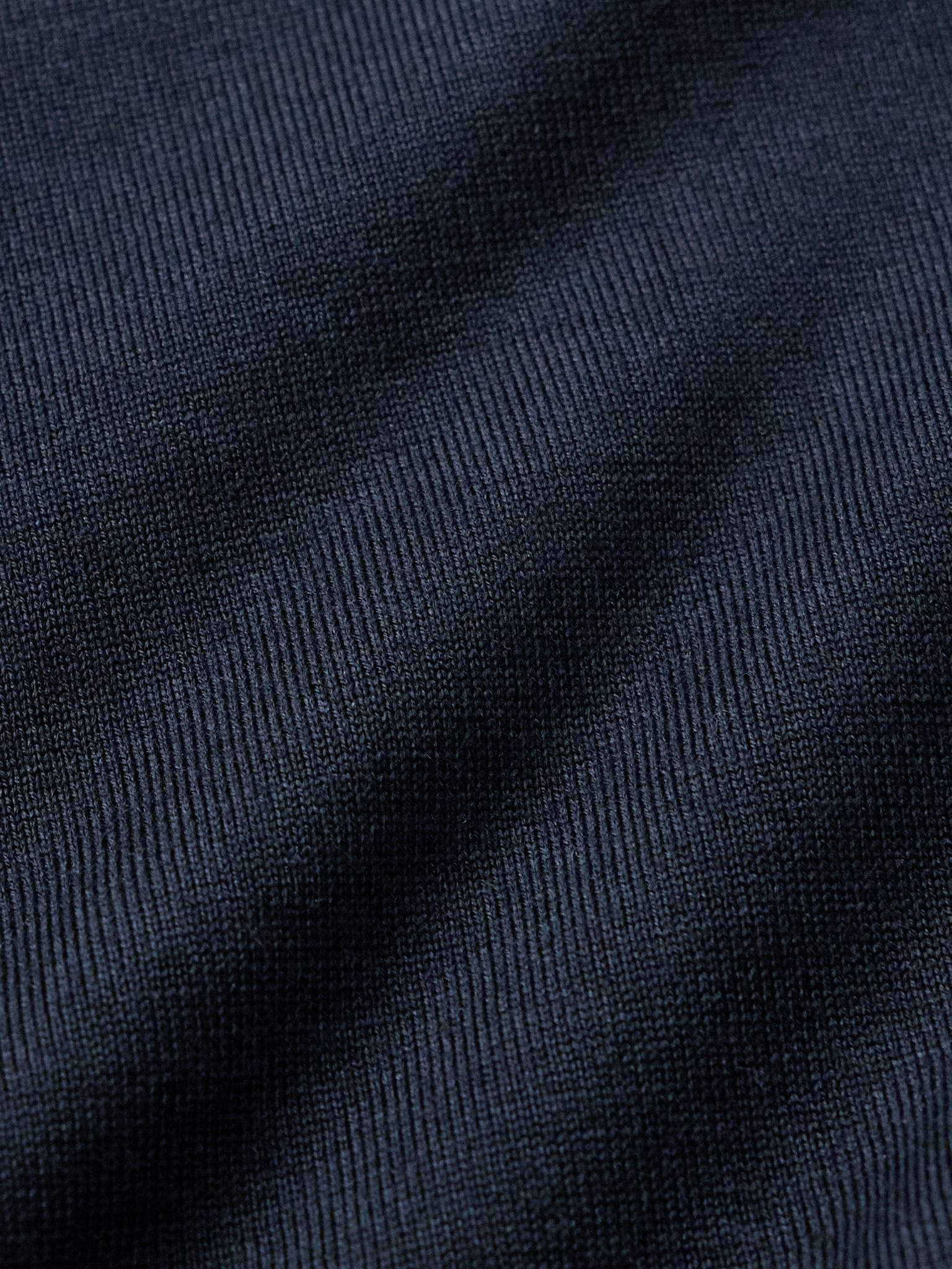 Merino Wool Sweater Navy - 5